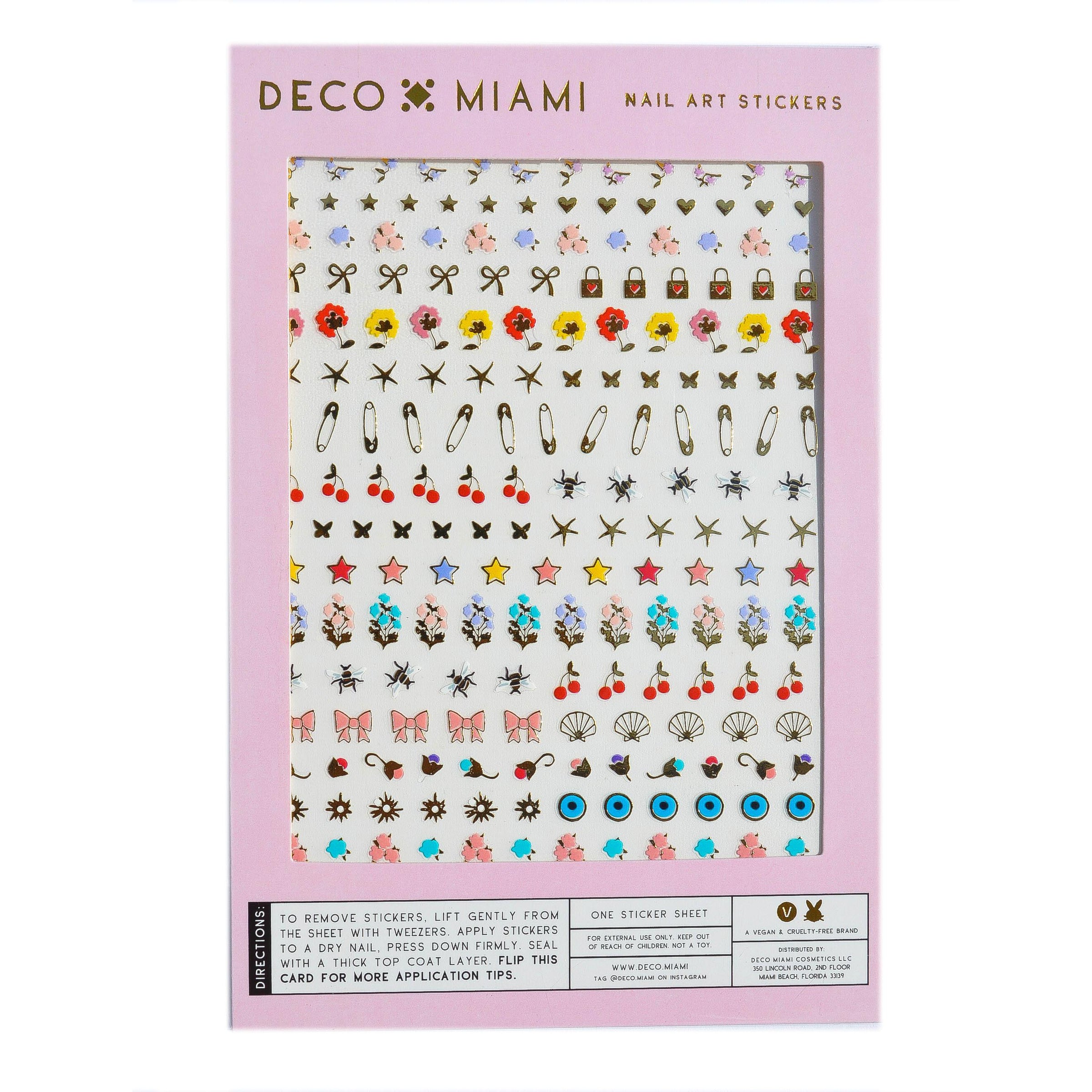 Deco Beauty - Nail Art Stickers - Mon Cheri - Nail Art - Nail Polish at Beyond Polish