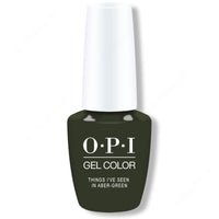 OPI GelColor - Things I've Seen In Aber-green 0.5 oz - #GCU15 - Gel Polish - Nail Polish at Beyond Polish
