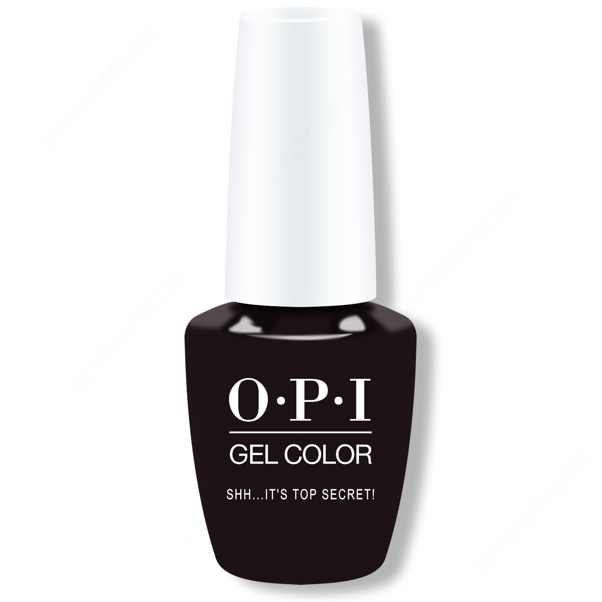 OPI GelColor - Shh...It's Top Secret! 0.5 oz - #GCW61 - Gel Polish - Nail Polish at Beyond Polish