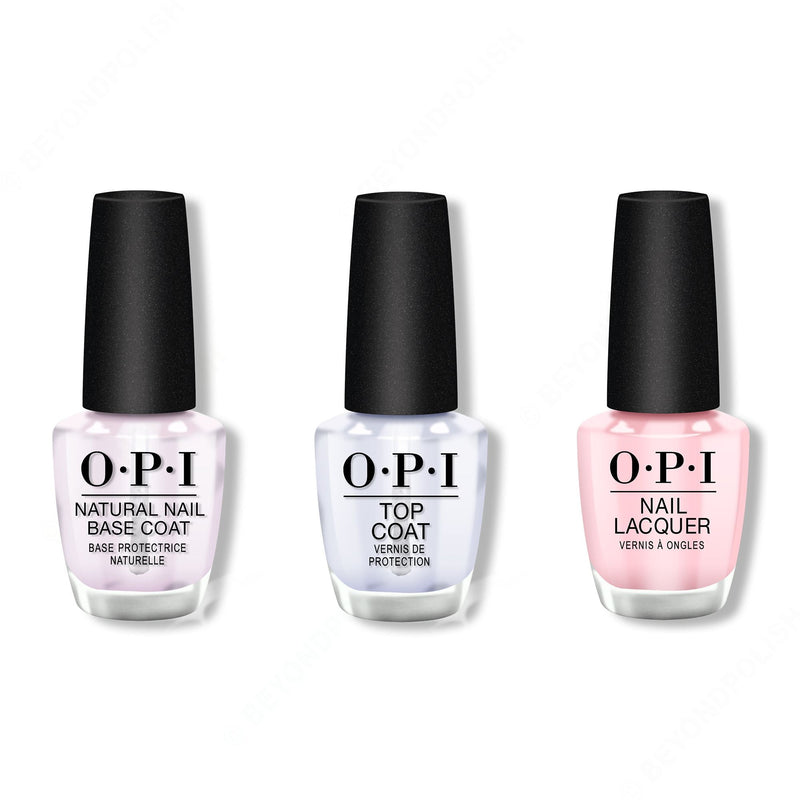 OPI - Nail Lacquer Combo - Base, Top & It's A Girl 0.5 oz - #NLH39 - Nail Lacquer - Nail Polish at Beyond Polish