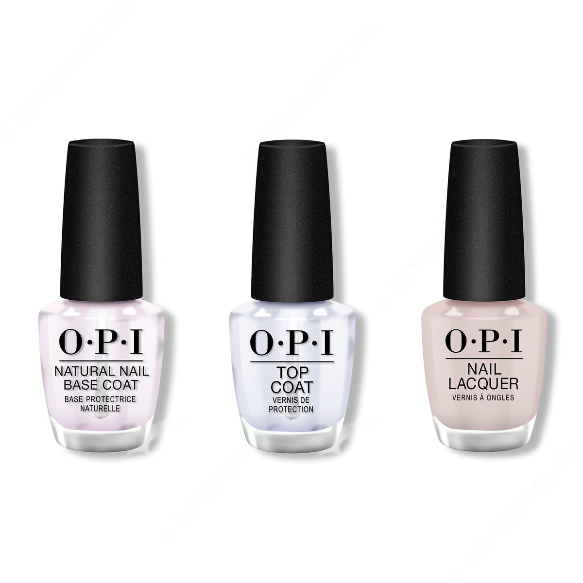 OPI - Nail Lacquer Combo - Base, Top & Lisbon Wants Moor OPI 0.5 oz - #NLL16 - Nail Lacquer - Nail Polish at Beyond Polish