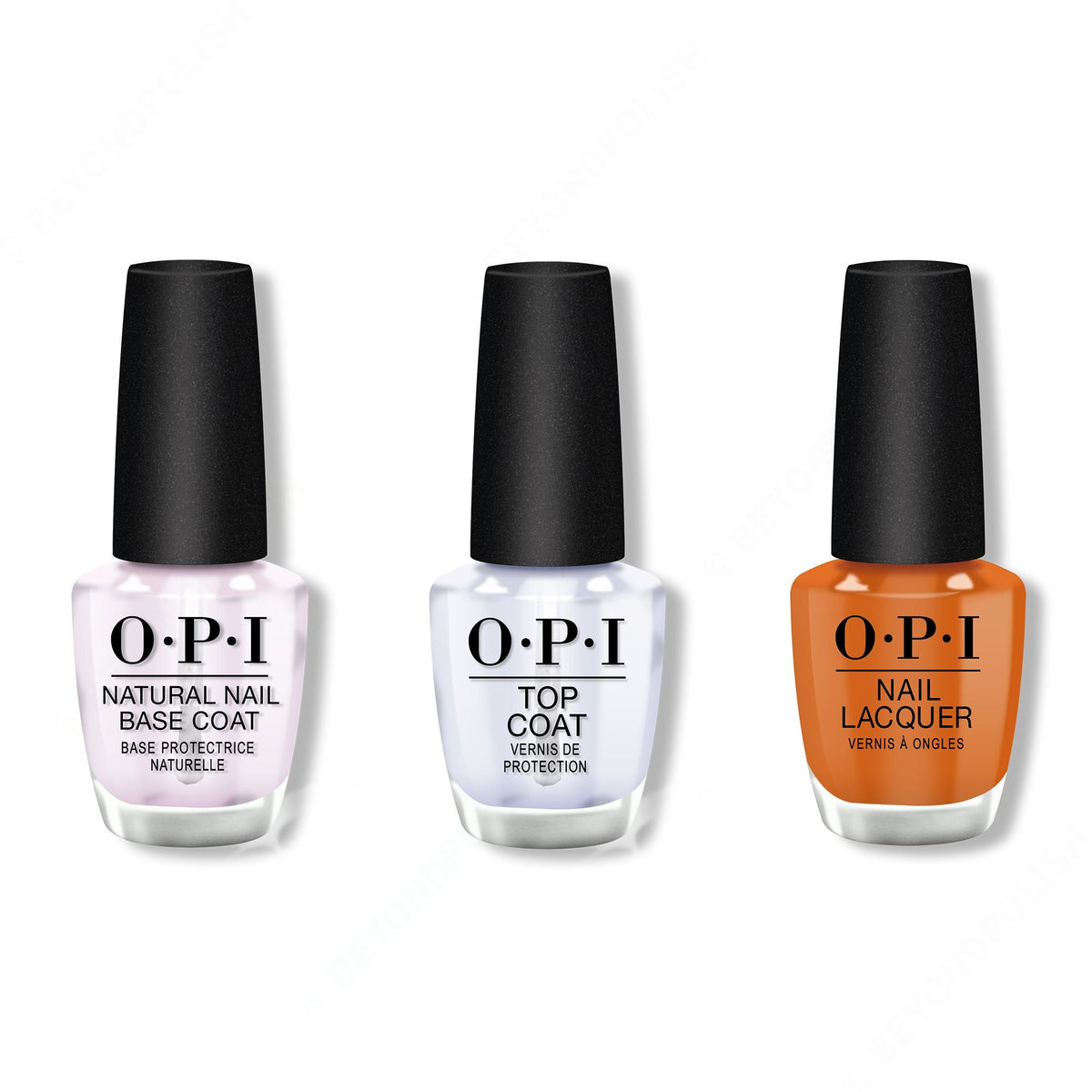 OPI - Nail Lacquer Combo - Base, Top & Have Your Panettone And Eat it Too 0.5 oz - #NLMI02 - Nail Lacquer - Nail Polish at Beyond Polish