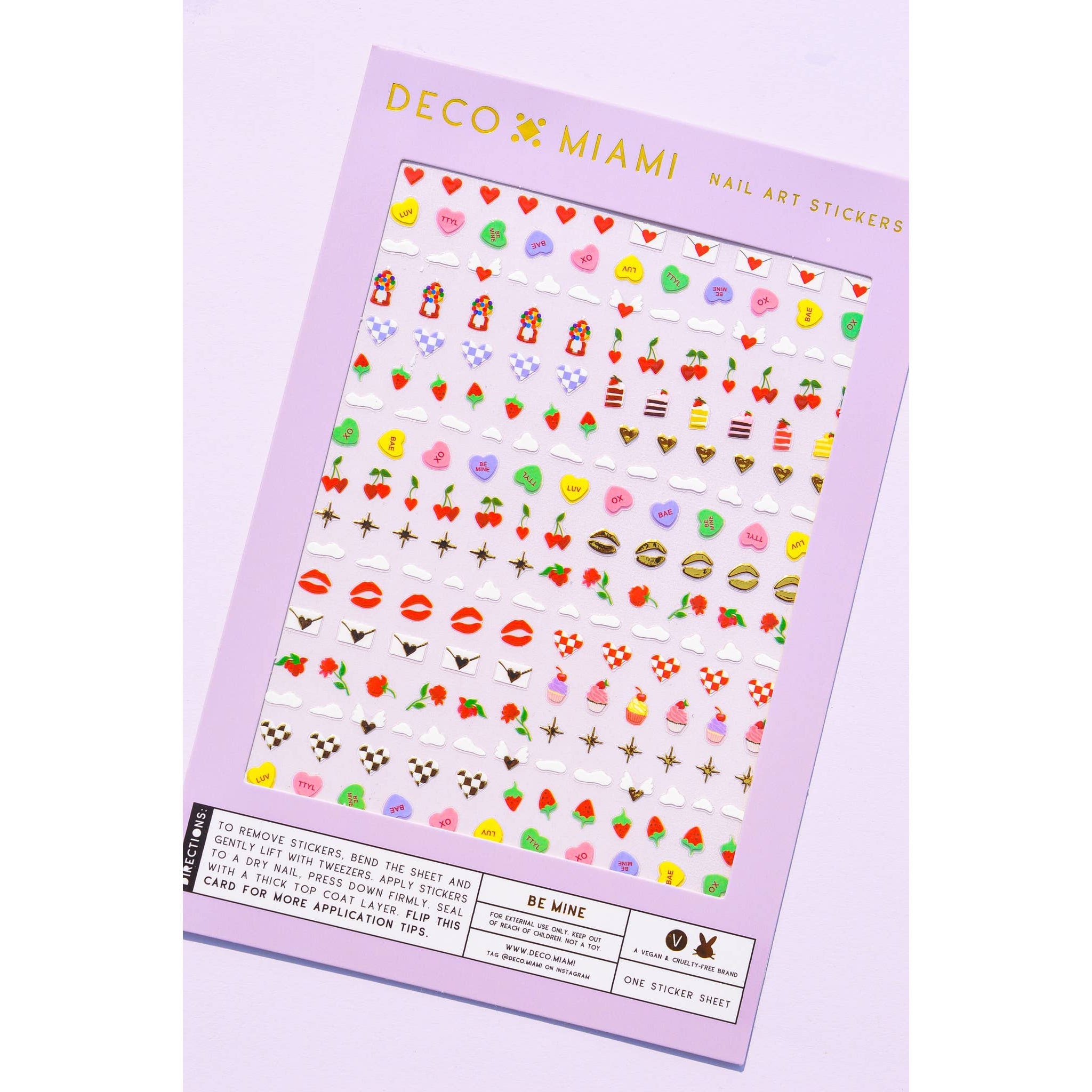 Deco Beauty - Nail Art Stickers - Be Mine - Nail Art - Nail Polish at Beyond Polish