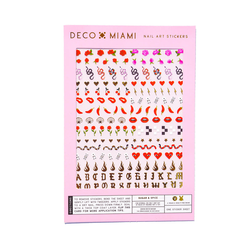 Deco Beauty - Nail Art Stickers - Sugar & Spice - Nail Art - Nail Polish at Beyond Polish
