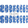Lily And Fox - Nail Wrap - Snow - Blue (Glitter) - Nail Wrap - Nail Polish at Beyond Polish