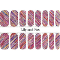 Lily And Fox - Nail Wrap - Rainbow City Lights (Glitter) - Nail Wrap - Nail Polish at Beyond Polish
