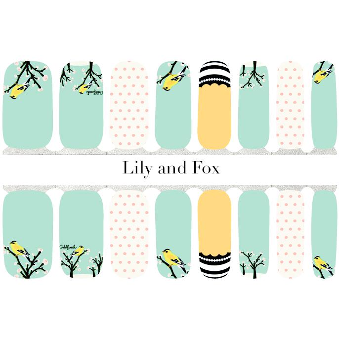 Lily And Fox - Nail Wrap - Tweet Green - Nail Wrap - Nail Polish at Beyond Polish