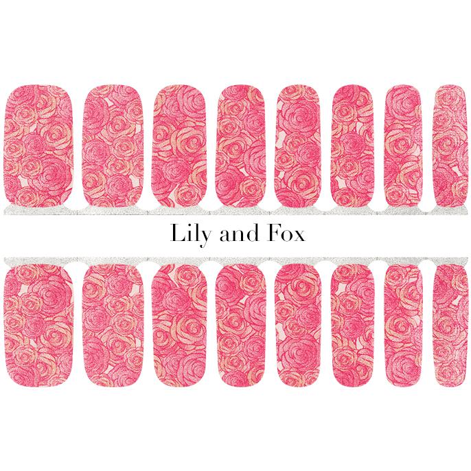 Lily and Fox - Nail Wrap - La Vie En Rose - Nail Wrap - Nail Polish at Beyond Polish