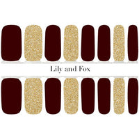 Lily And Fox - Nail Wrap - Black Gold - Nail Wrap - Nail Polish at Beyond Polish
