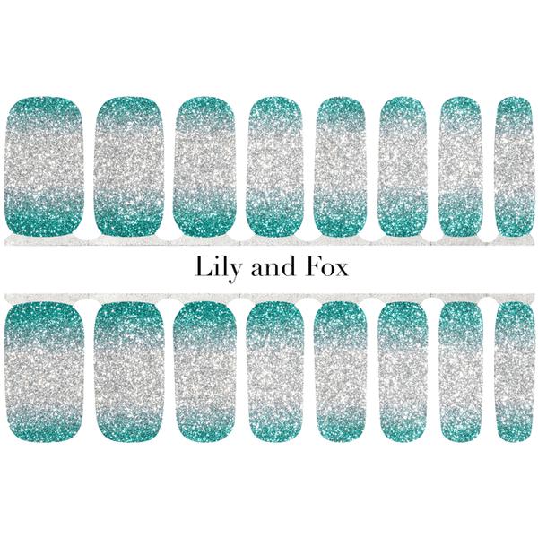 Lily And Fox - Nail Wrap - Sea Sparkles - Nail Wrap - Nail Polish at Beyond Polish