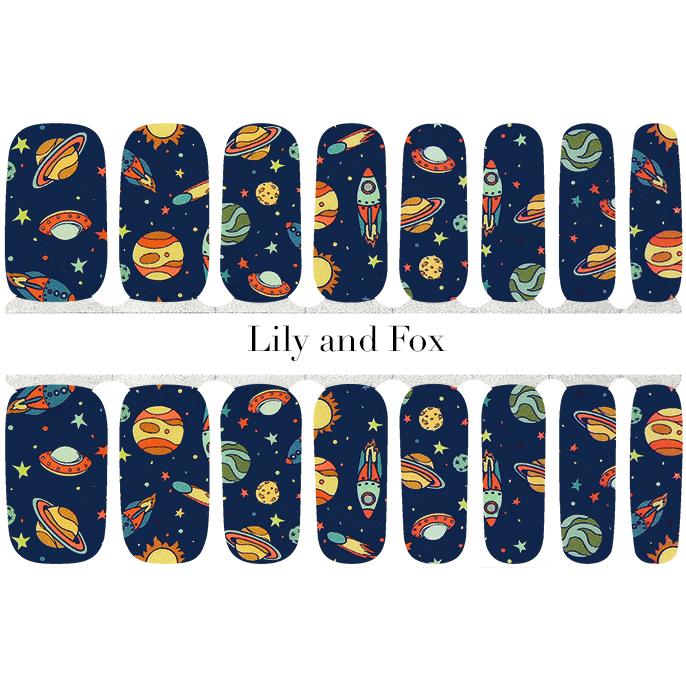 Lily And Fox - Nail Wrap - Astro Girl - Nail Wrap - Nail Polish at Beyond Polish