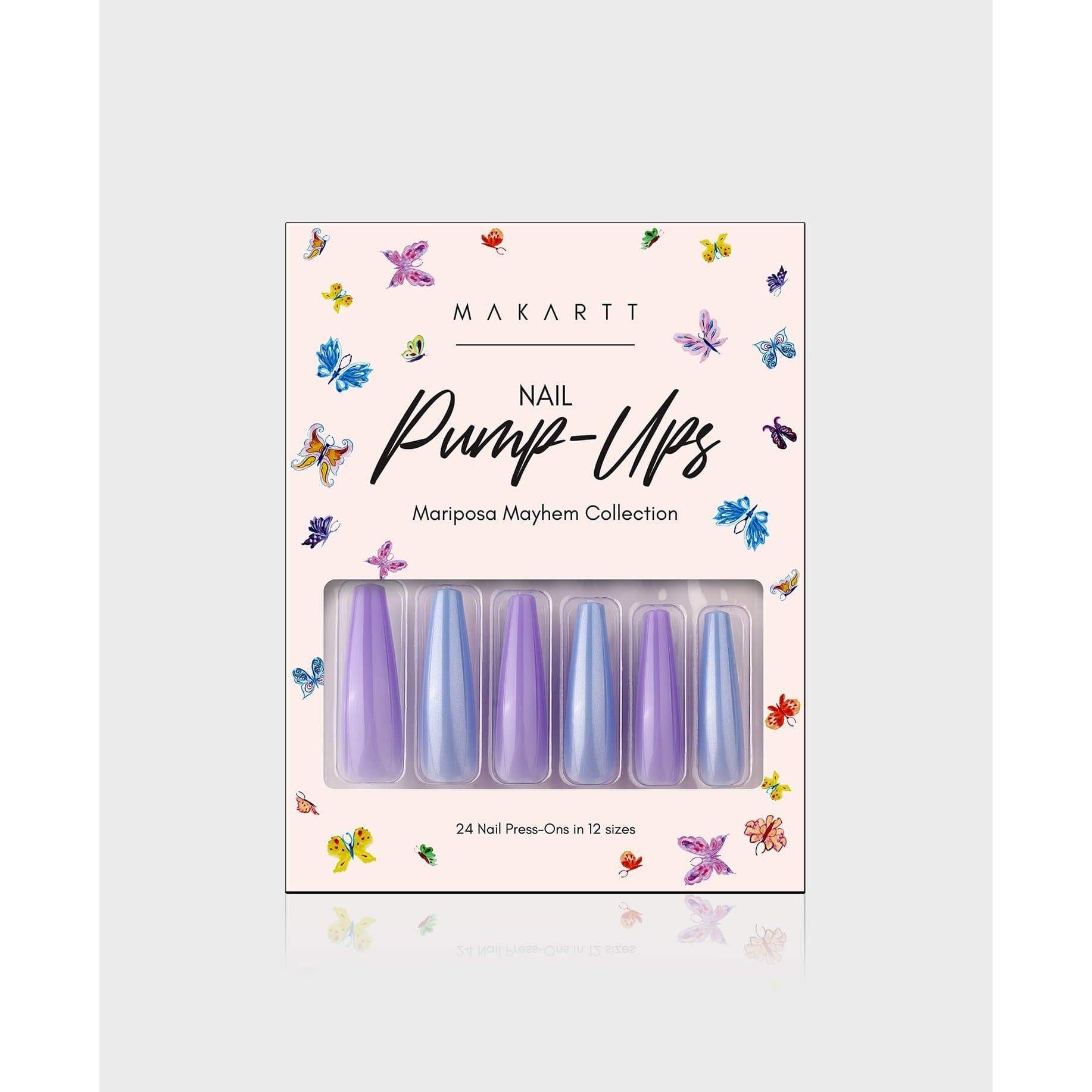 Makartt - Press-Ons - Mariposa Mayhem - Nail Extensions - Nail Polish at Beyond Polish