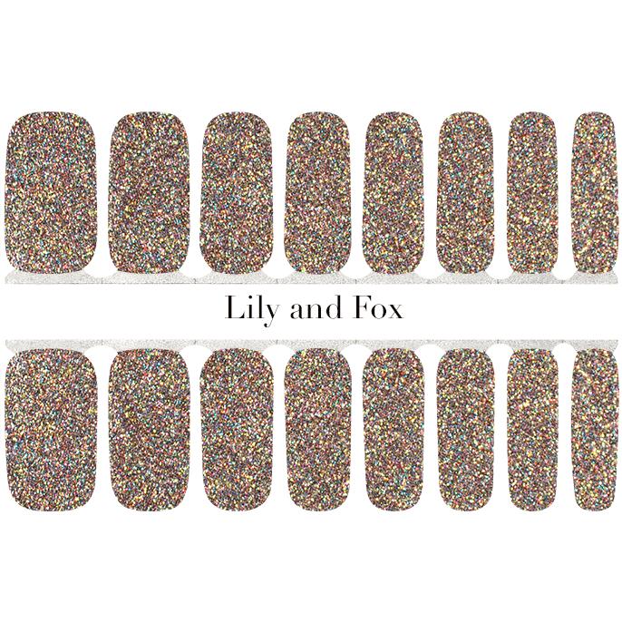 Lily And Fox - Nail Wrap - Less Bitter, More Glitter - Nail Wrap - Nail Polish at Beyond Polish