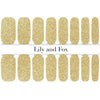 Lily and Fox - Nail Wrap - Fool's Gold - Nail Wrap - Nail Polish at Beyond Polish