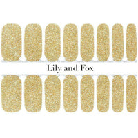 Lily and Fox - Nail Wrap - Fool's Gold - Nail Wrap - Nail Polish at Beyond Polish