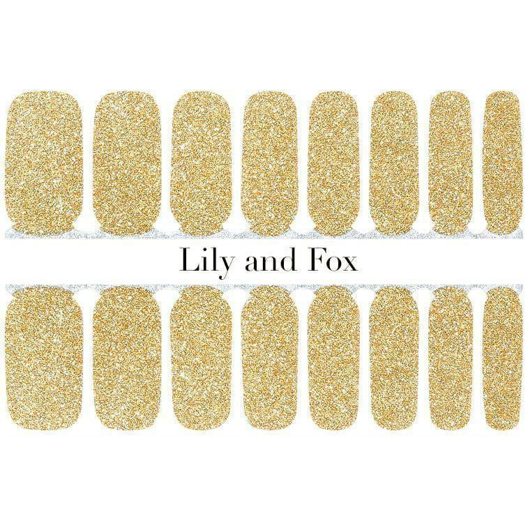 Lily and Fox - Nail Wrap - Fool's Gold - Nail Wrap - Nail Polish at Beyond Polish