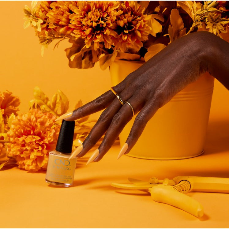 CND - Vinylux Topcoat & Among the Marigolds 0.5 oz - #395 - Nail Lacquer - Nail Polish at Beyond Polish