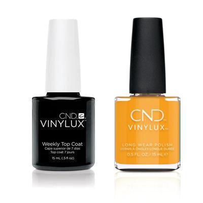 CND - Vinylux Topcoat & Among the Marigolds 0.5 oz - #395 - Nail Lacquer - Nail Polish at Beyond Polish