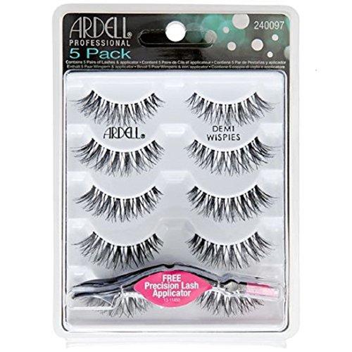 Ardell - Strip Lashes Multipacks - 5 Pack Demi Wispies Black - Eyes - Nail Polish at Beyond Polish