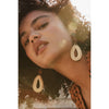 Bamboo Drop Earrings - Earrings - Nail Polish at Beyond Polish