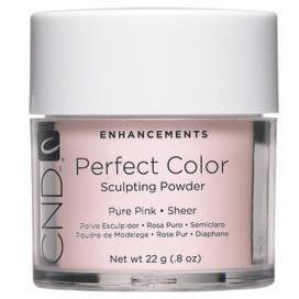 CND - Perfect Color Powder - Pure Pink - Sheer 0.8 oz - Acrylic - Nail Polish at Beyond Polish