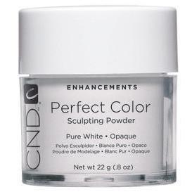 CND - Perfect Color Powder - Pure White - Opaque 0.8 oz - Acrylic - Nail Polish at Beyond Polish