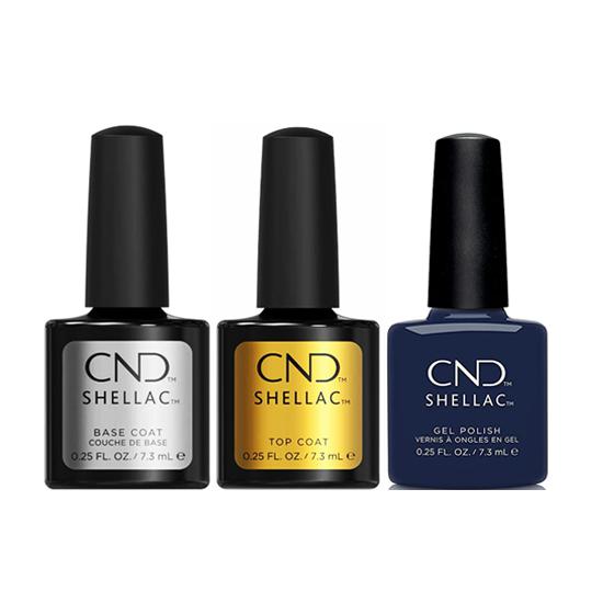 CND - Shellac Combo - Base, Top & High Waisted Jeans - Gel Polish - Nail Polish at Beyond Polish