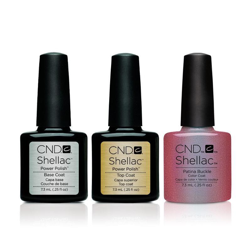 CND - Shellac Combo - Base, Top & Patina Buckle - Gel Polish - Nail Polish at Beyond Polish