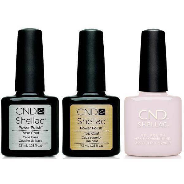 CND - Shellac Combo - Base, Top & Pointe Blanc - Gel Polish - Nail Polish at Beyond Polish