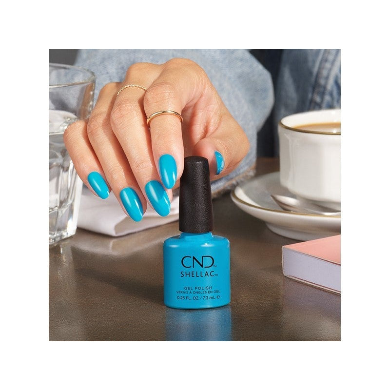 CND - Shellac Combo - Base, Top & Pop-Up Pool Party - Gel Polish - Nail Polish at Beyond Polish