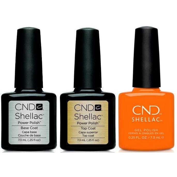 CND - Shellac Combo - Base, Top & Popsicle Picnic - Gel Polish - Nail Polish at Beyond Polish