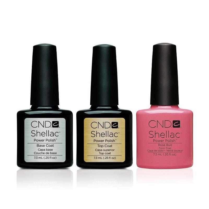 CND - Shellac Combo - Base, Top & Rose Bud - Gel Polish - Nail Polish at Beyond Polish