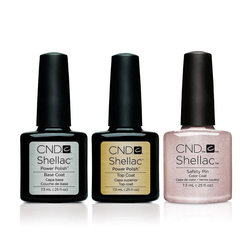 CND - Shellac Combo - Base, Top & Safety Pin - Gel Polish - Nail Polish at Beyond Polish