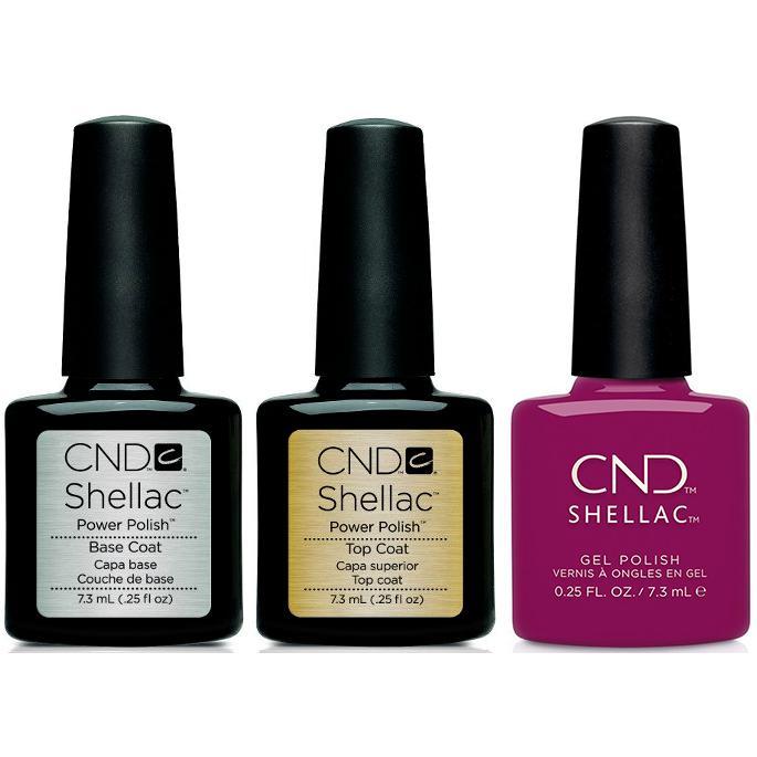 CND - Shellac Combo - Base, Top & Secret Diary - Gel Polish - Nail Polish at Beyond Polish