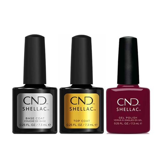 CND - Shellac Combo - Base, Top & Signature Lipstick - Gel Polish - Nail Polish at Beyond Polish