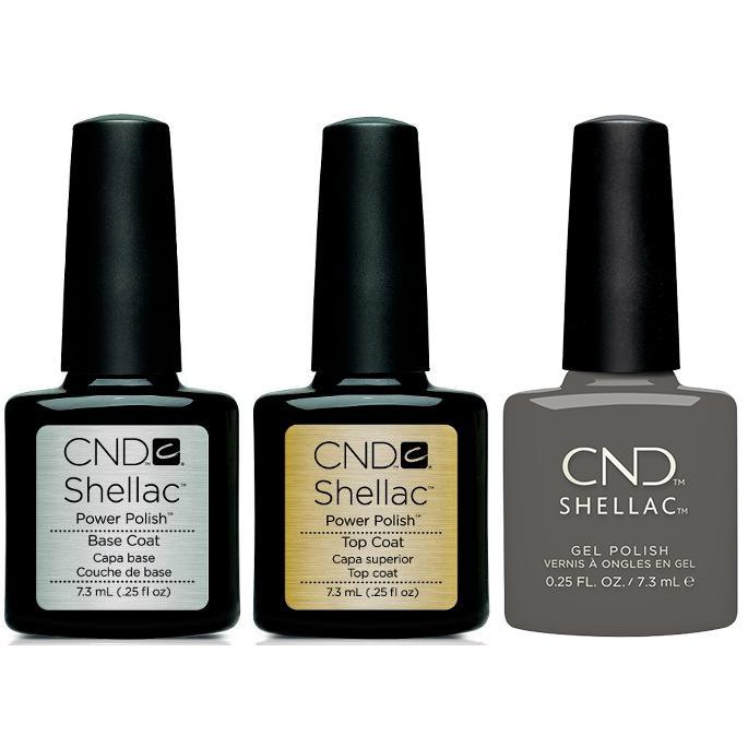CND - Shellac Combo - Base, Top & Silhouette - Gel Polish - Nail Polish at Beyond Polish
