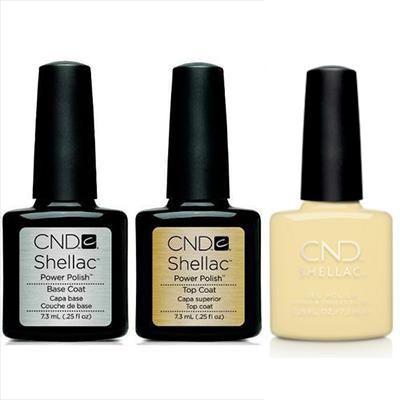 CND - Shellac Combo - Base, Top & Smile Maker - Gel Polish - Nail Polish at Beyond Polish