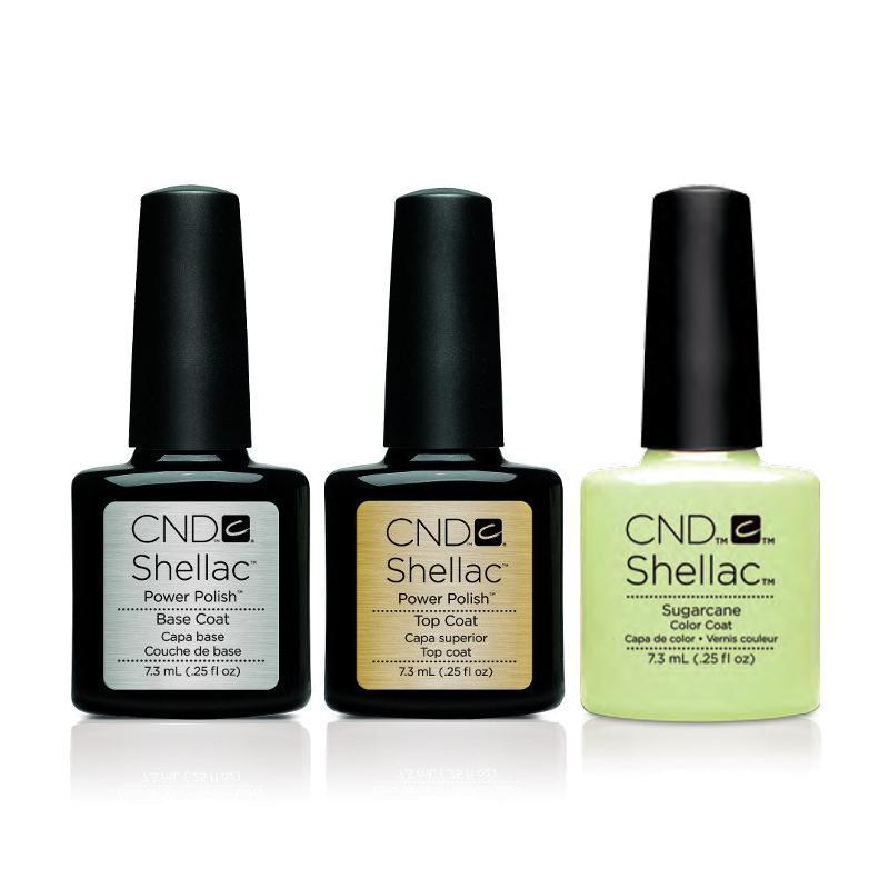 CND - Shellac Combo - Base, Top & Sugarcane - Gel Polish - Nail Polish at Beyond Polish