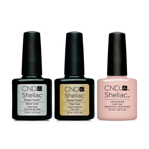 CND - Shellac Combo - Base, Top & Uncovered - Gel Polish - Nail Polish at Beyond Polish