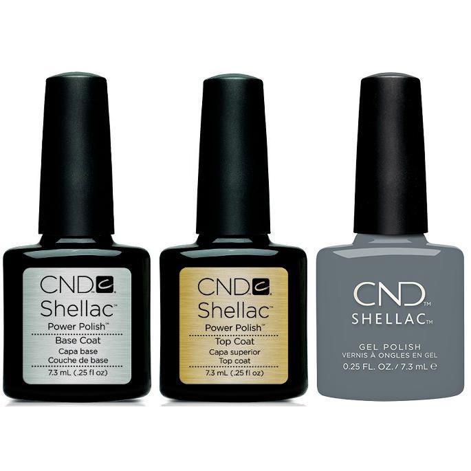 CND - Shellac Combo - Base, Top & Whisper - Gel Polish - Nail Polish at Beyond Polish