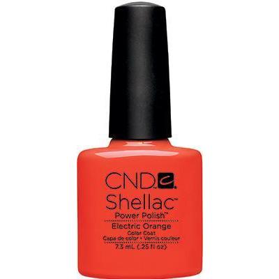 CND - Shellac Electric Orange (0.25 oz) - Gel Polish - Nail Polish at Beyond Polish