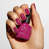 CND - Shellac How Merlot (0.25 oz) - Gel Polish - Nail Polish at Beyond Polish