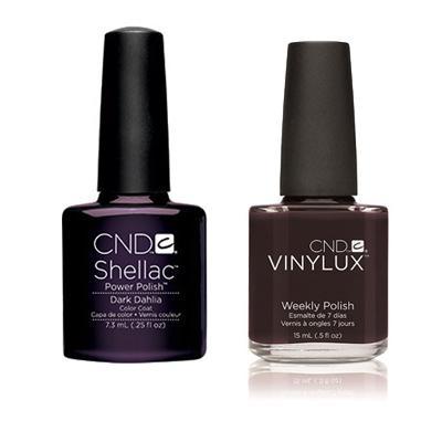 CND - Shellac & Vinylux Combo - Dark Dahlia - Gel & Lacquer Polish - Nail Polish at Beyond Polish