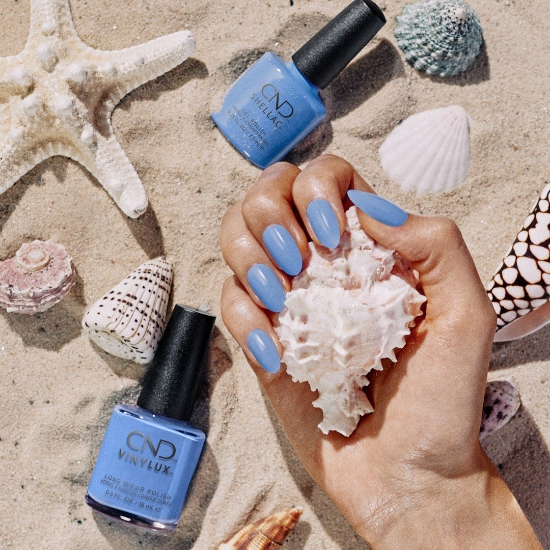 CND - Shellac & Vinylux Combo - Down By The Bae - Gel & Lacquer Polish - Nail Polish at Beyond Polish