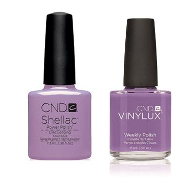 CND - Shellac & Vinylux Combo - Lilac Longing - Gel & Lacquer Polish - Nail Polish at Beyond Polish