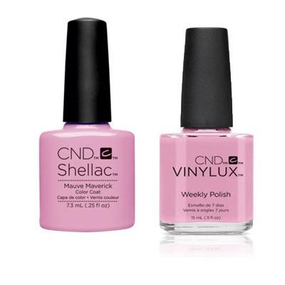 CND - Shellac & Vinylux Combo - Mauve Maverick - Gel & Lacquer Polish - Nail Polish at Beyond Polish