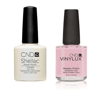 CND - Shellac & Vinylux Combo - Negligee - Gel & Lacquer Polish - Nail Polish at Beyond Polish