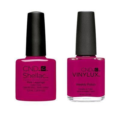CND - Shellac & Vinylux Combo - Pink Leggings - Gel & Lacquer Polish - Nail Polish at Beyond Polish