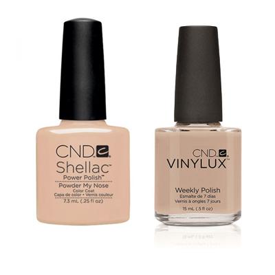 CND - Shellac & Vinylux Combo - Powder My Nose - Gel & Lacquer Polish - Nail Polish at Beyond Polish