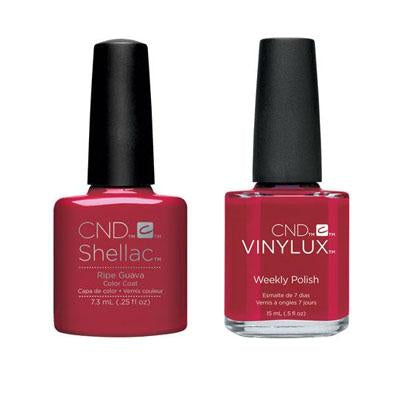 CND - Shellac & Vinylux Combo - Ripe Guava - Gel & Lacquer Polish - Nail Polish at Beyond Polish